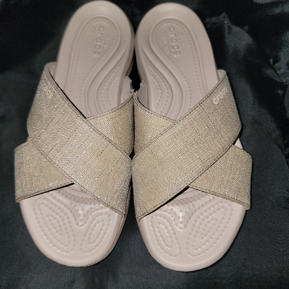 Dual Comfort Shimmery Crocs